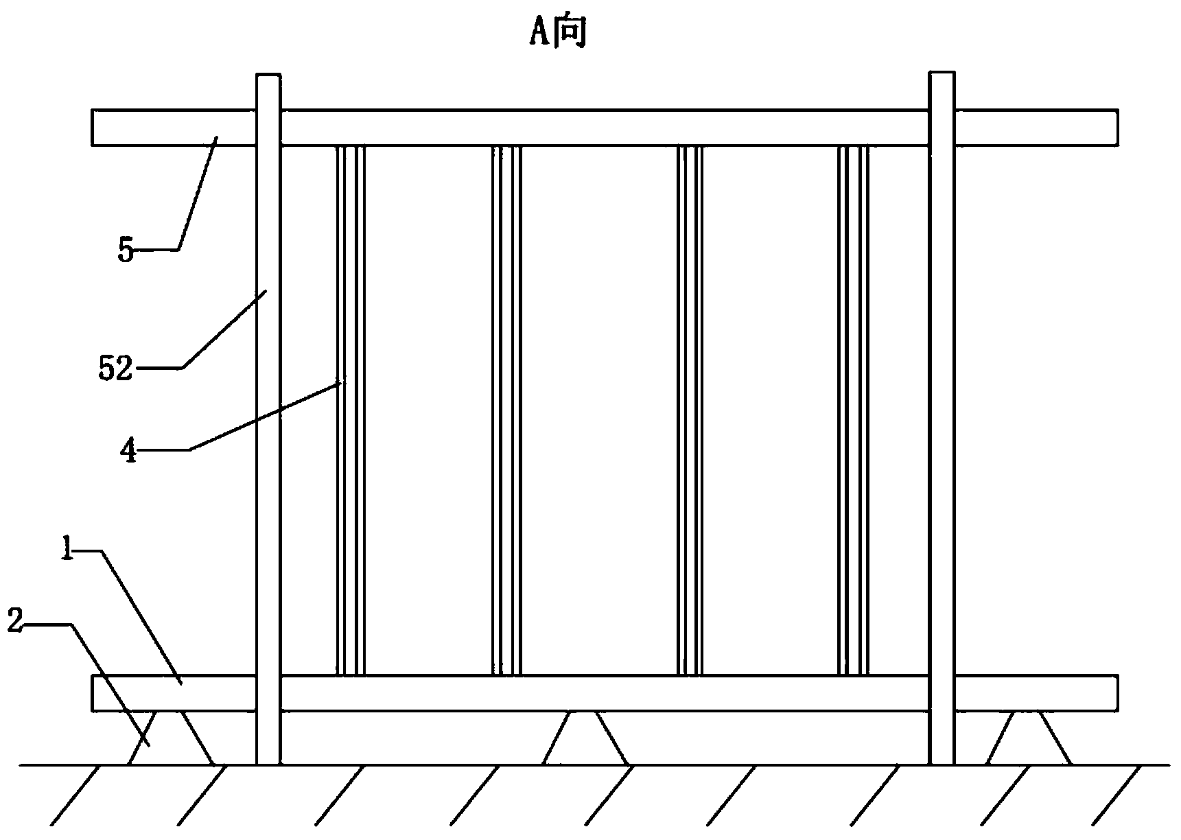 Drying table support