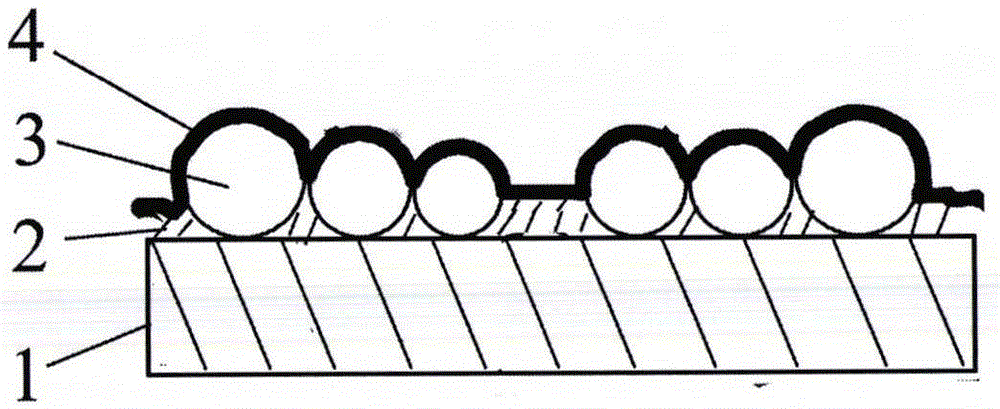 Preparation method of compound aluminum paper and aluminum plastic compound film packaging material with hydrophobic surface