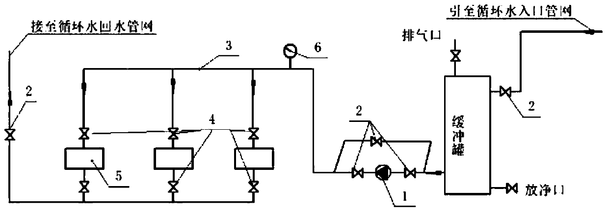 Condensation water recovery pump mechanical seal cooling device