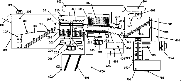 Fruit cleaning and peeling and paste forming device