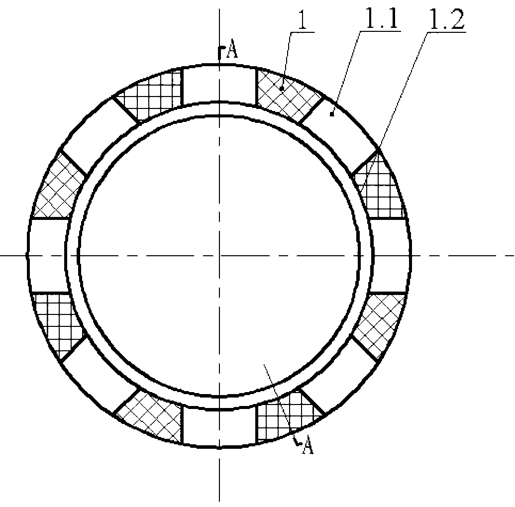 Method for designing two arc surfaces on inner diameter end face of retainer