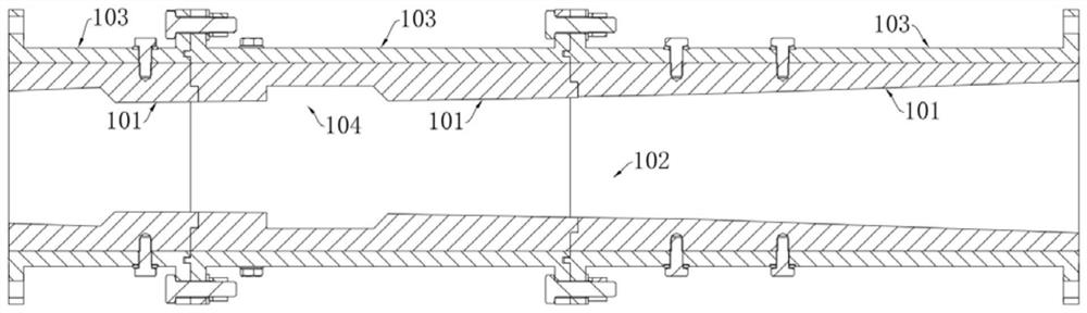 Modularized solid rocket scramjet engine test platform