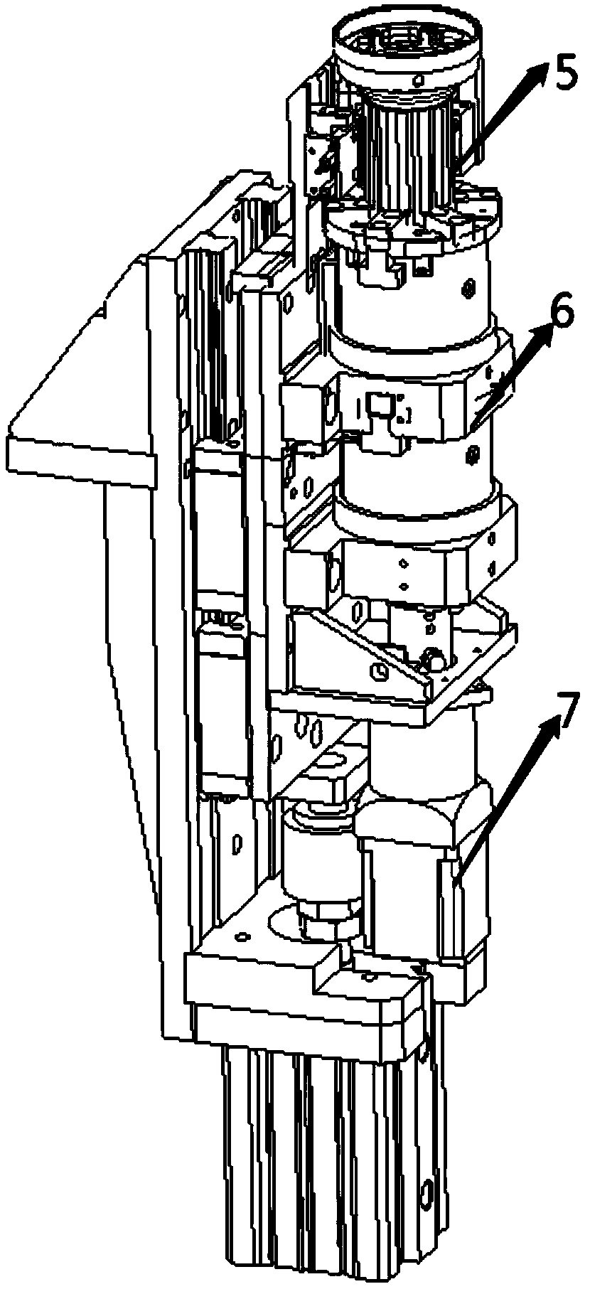 Positioning device for go-no gauge detecting device