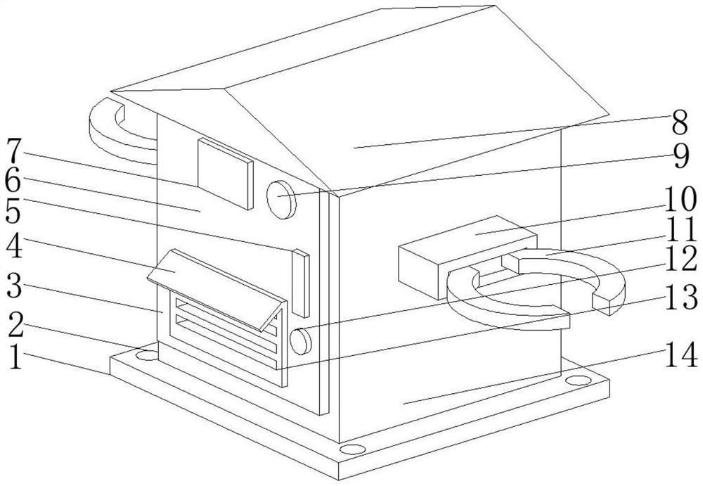 Fireproof transformer with clamping device