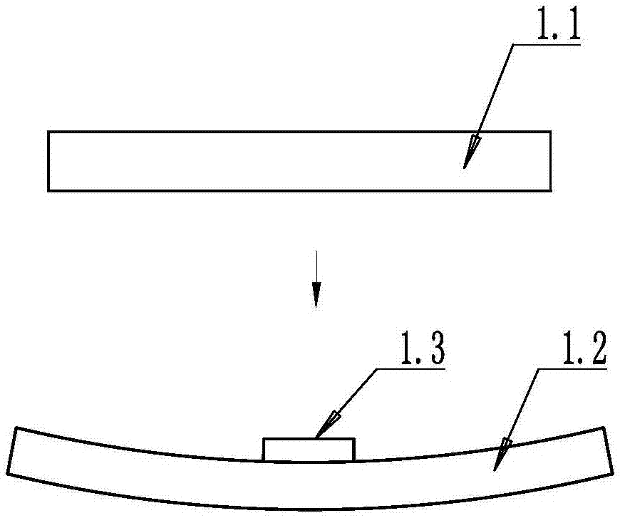 Process for correcting deformation of ring piece through welding shrinkage