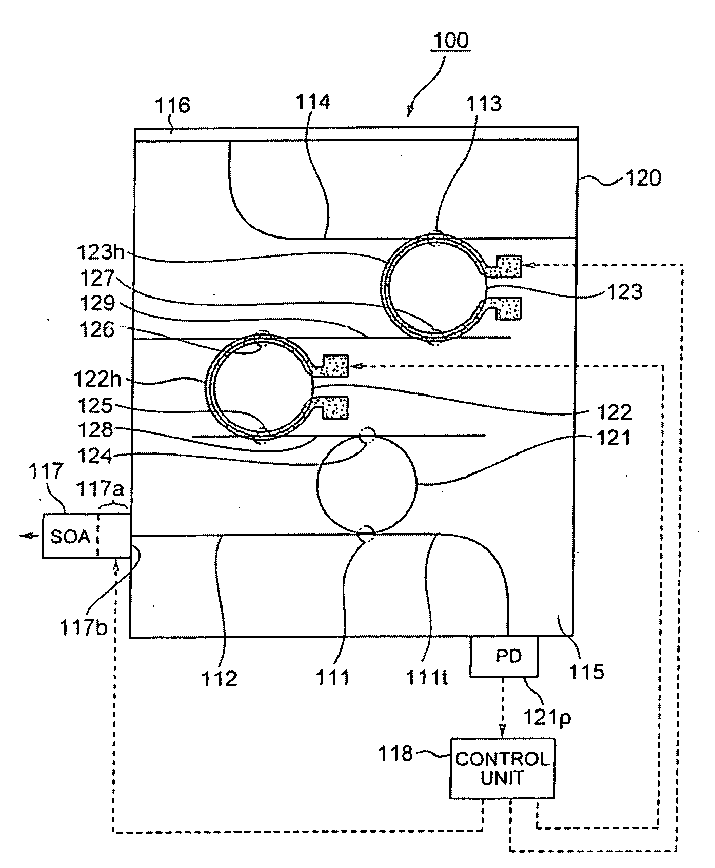 Wavelength tunable light source, control method and control program thereof, and optical module