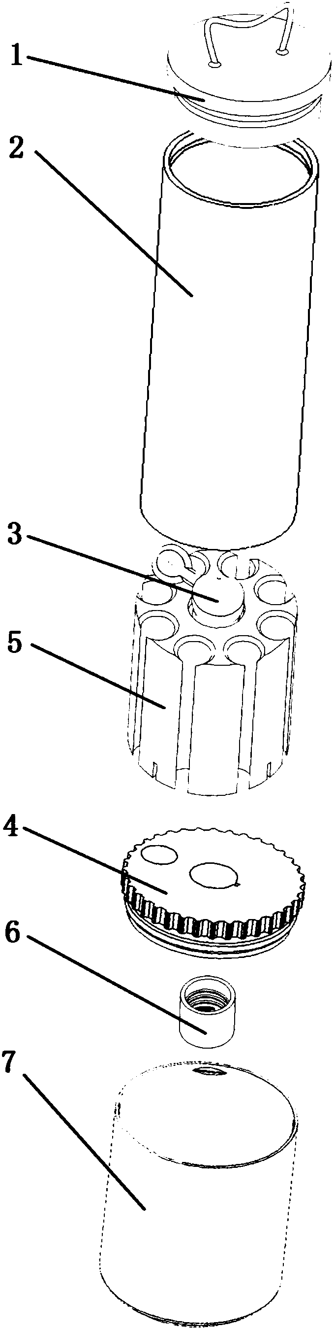 Grain counting device