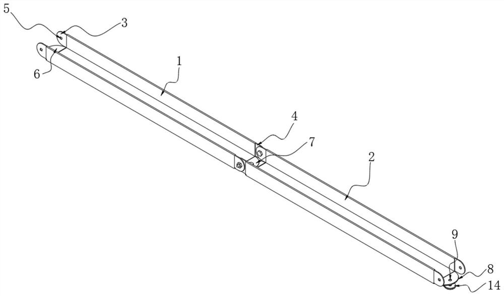 Cable bridge corner branching device