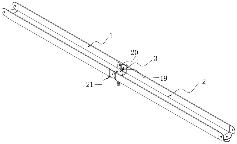 Cable bridge corner branching device