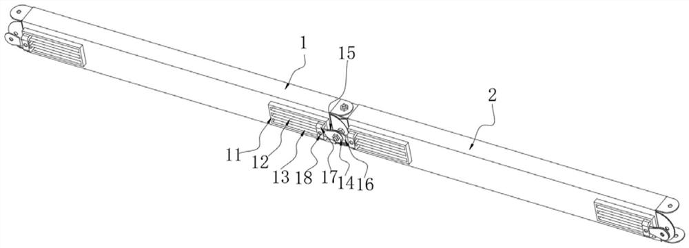 Cable bridge corner branching device