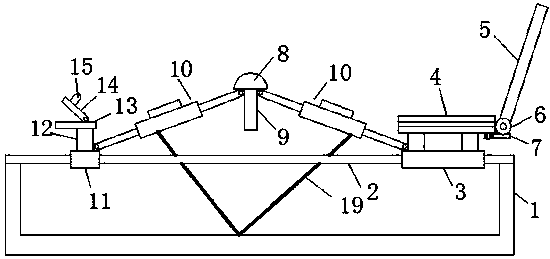 Rehabilitation training equipment applied to ageing resistance of legs and feet of old people