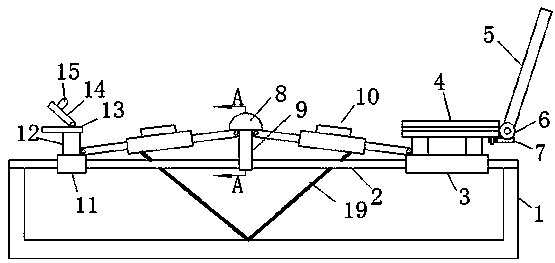 Rehabilitation training equipment applied to ageing resistance of legs and feet of old people