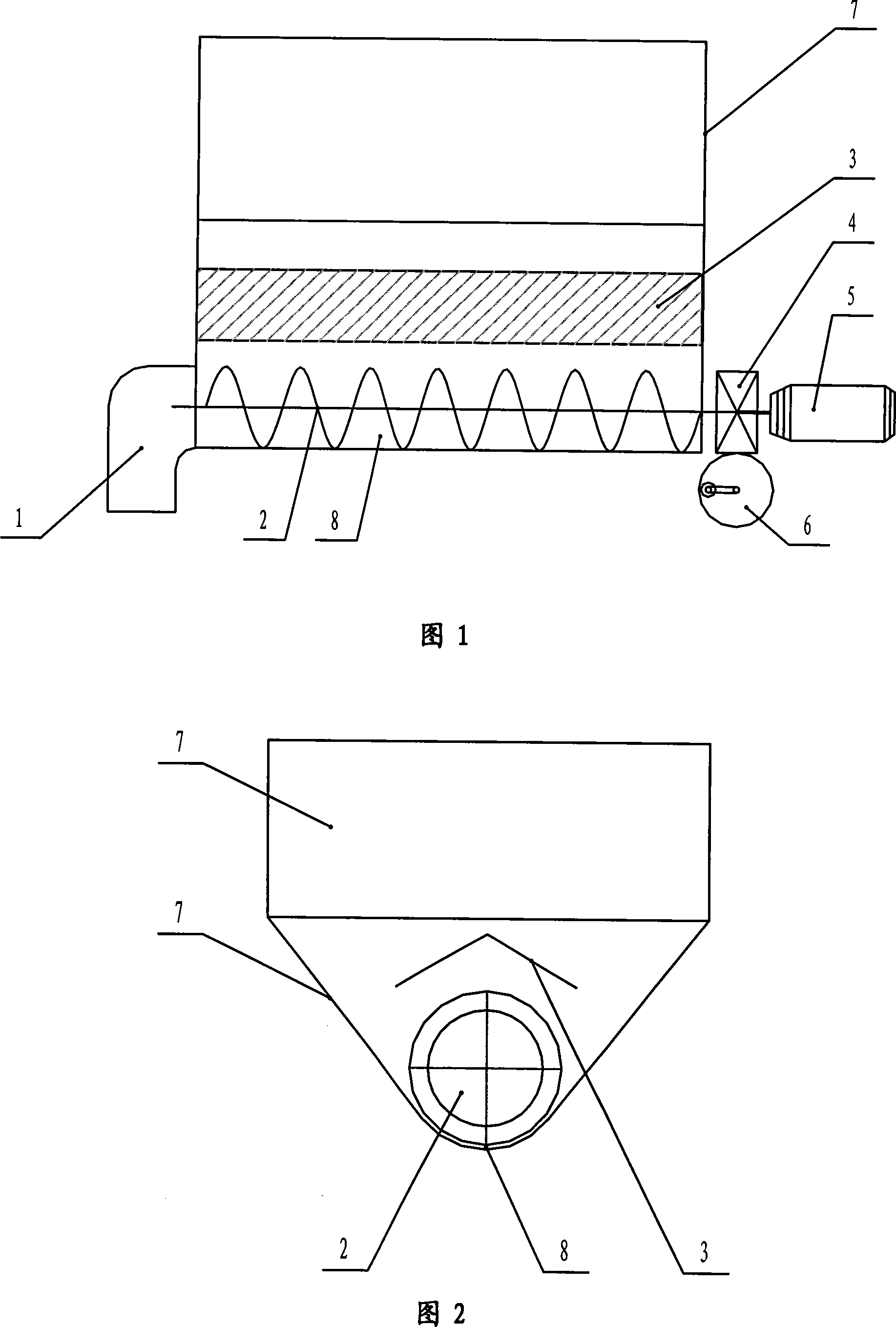 Novel discharging controllable cement tank