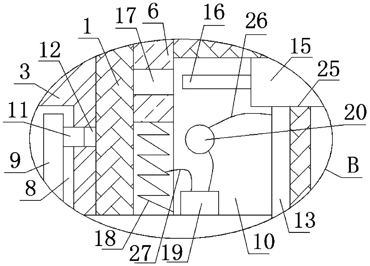 Computer information leakage prevention device and use method