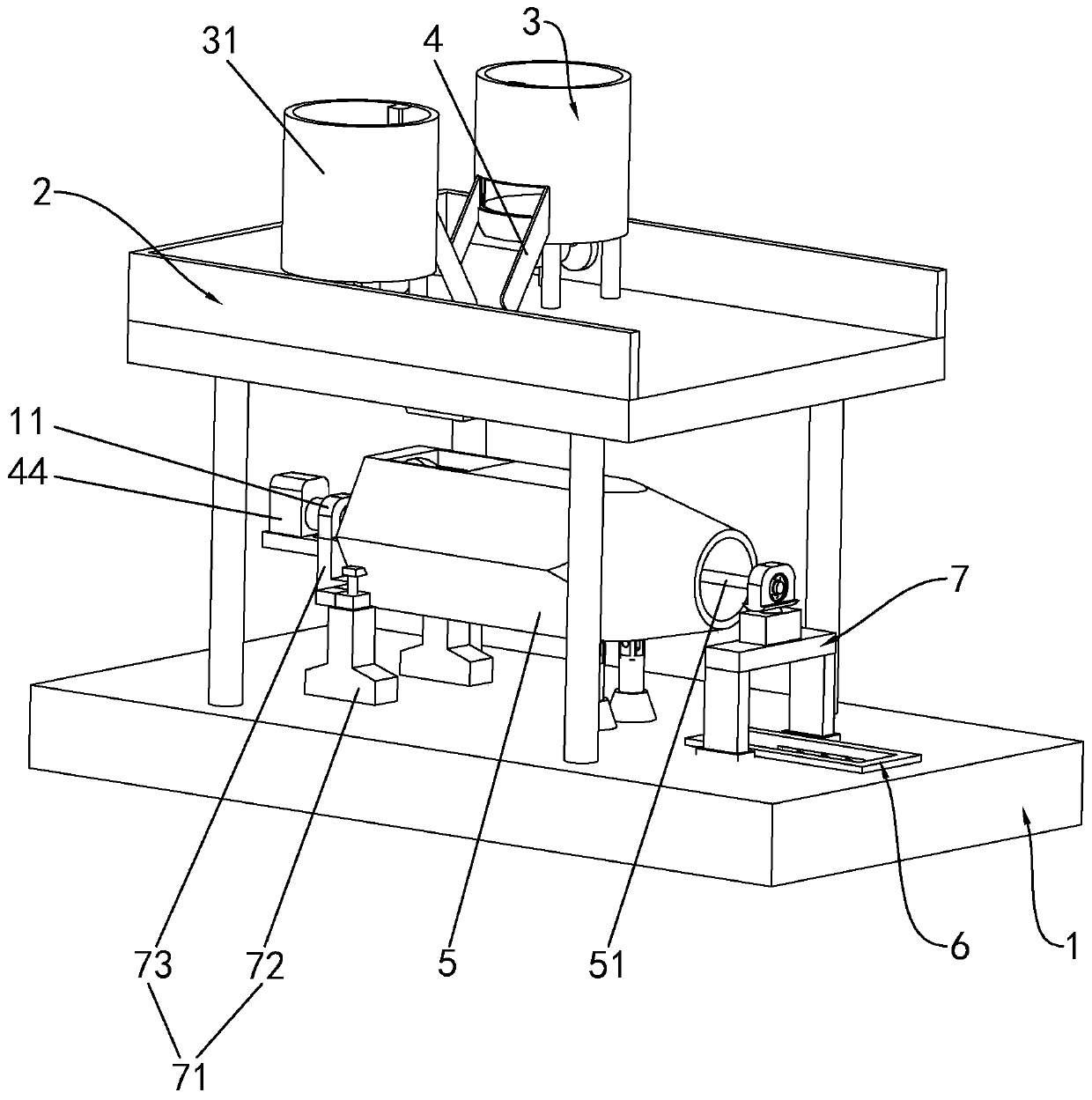 Screw polishing machine