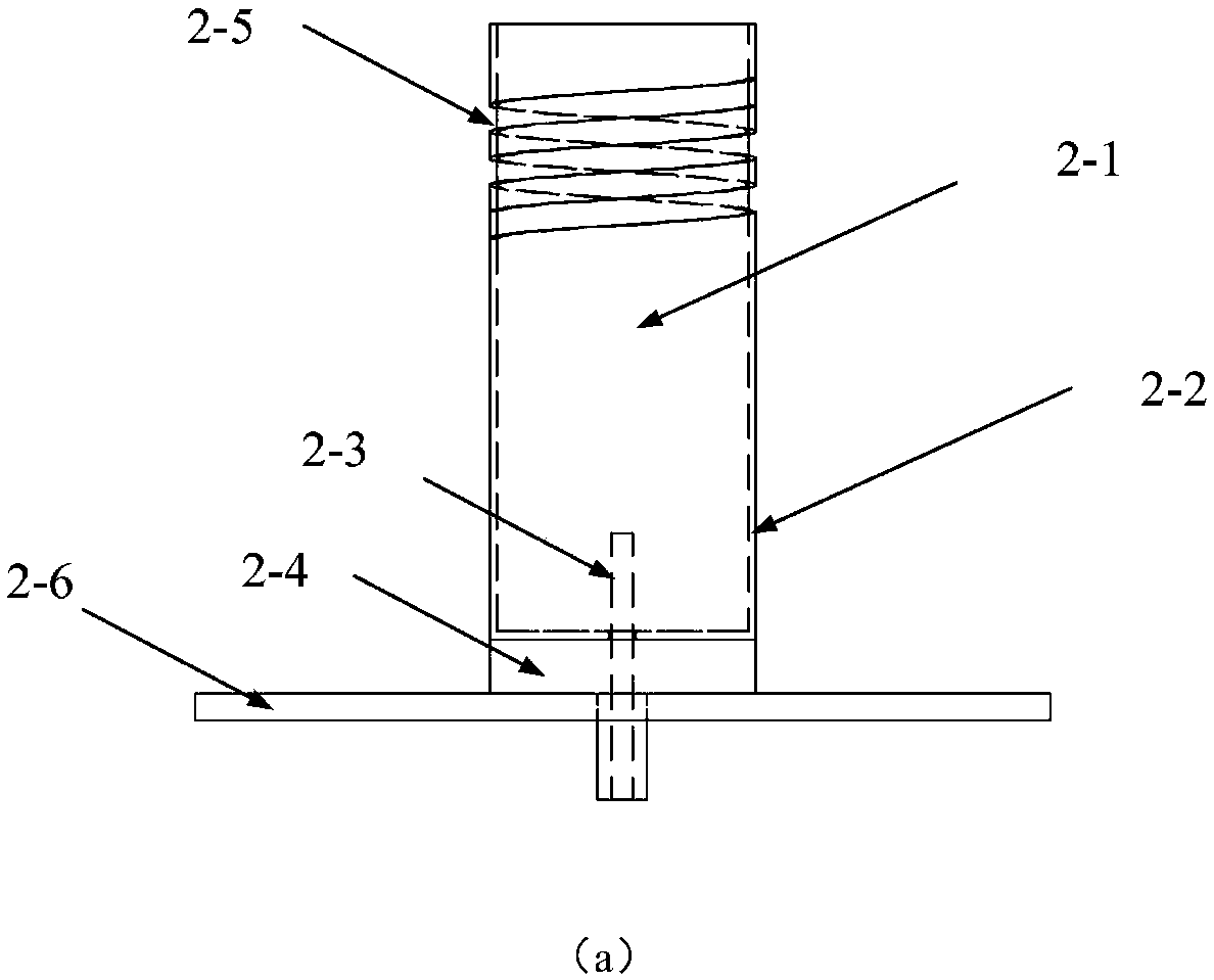 Missile-borne and miniature monopole antenna