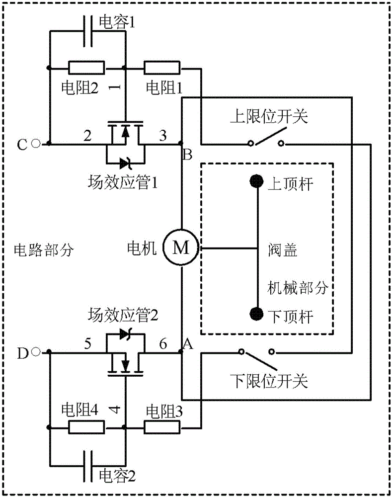 Control device of exhaust valve