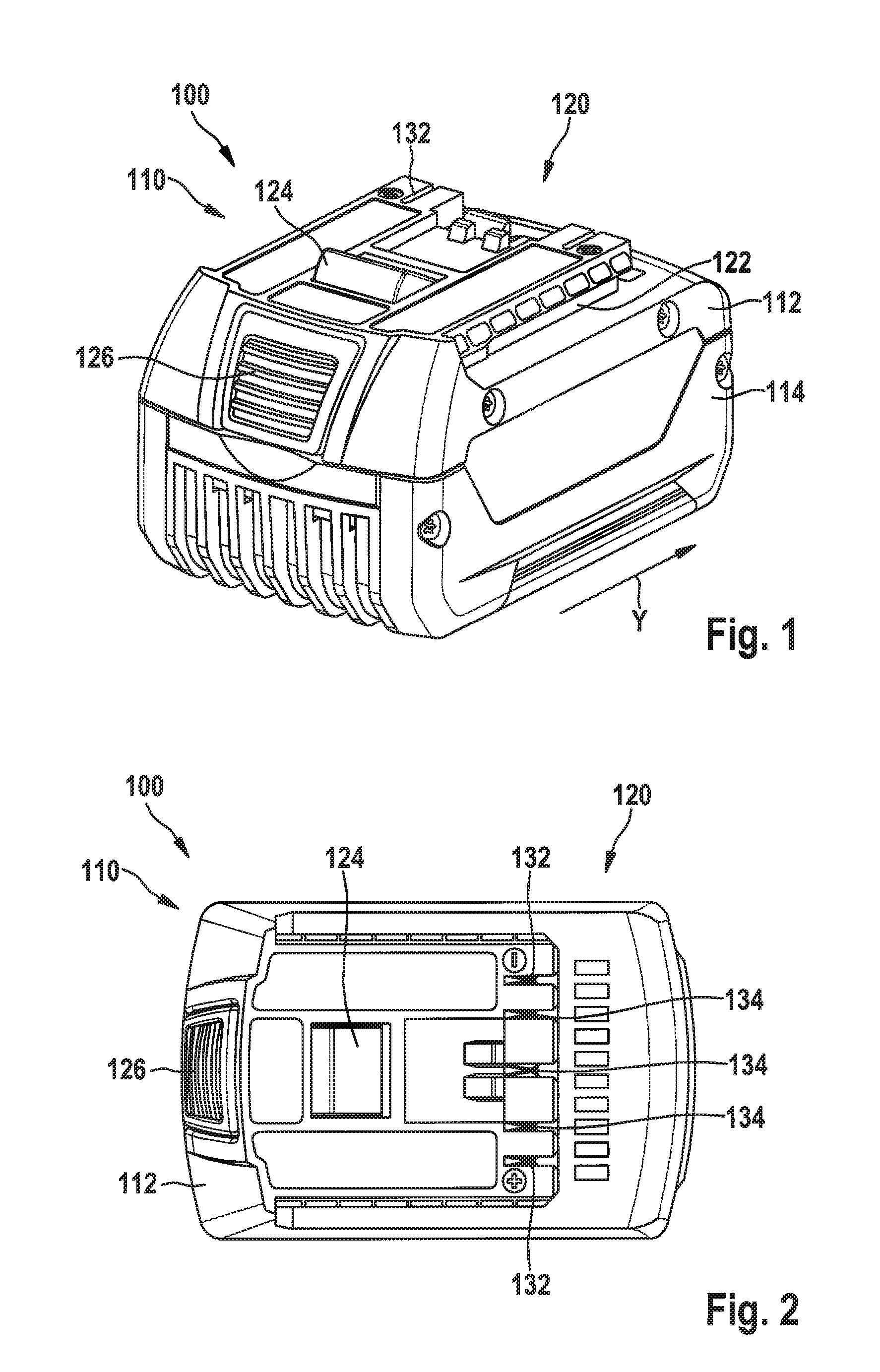 Rechargeable battery pack for a handheld power tool