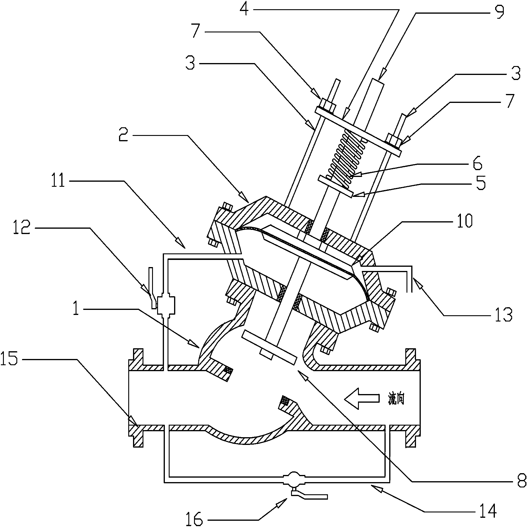 Pipe bursting shutoff valve