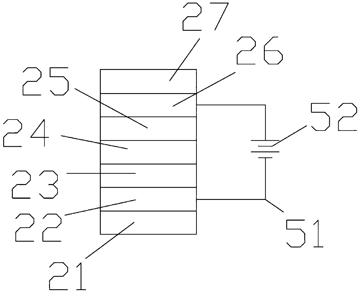 Multifunctional device with electrochromic, electric heating and electromagnetic shielding functions