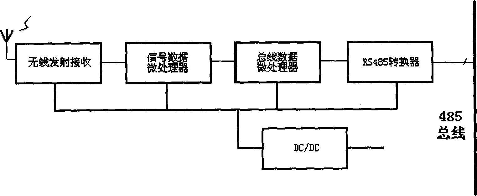 Radio battery voltage detection system