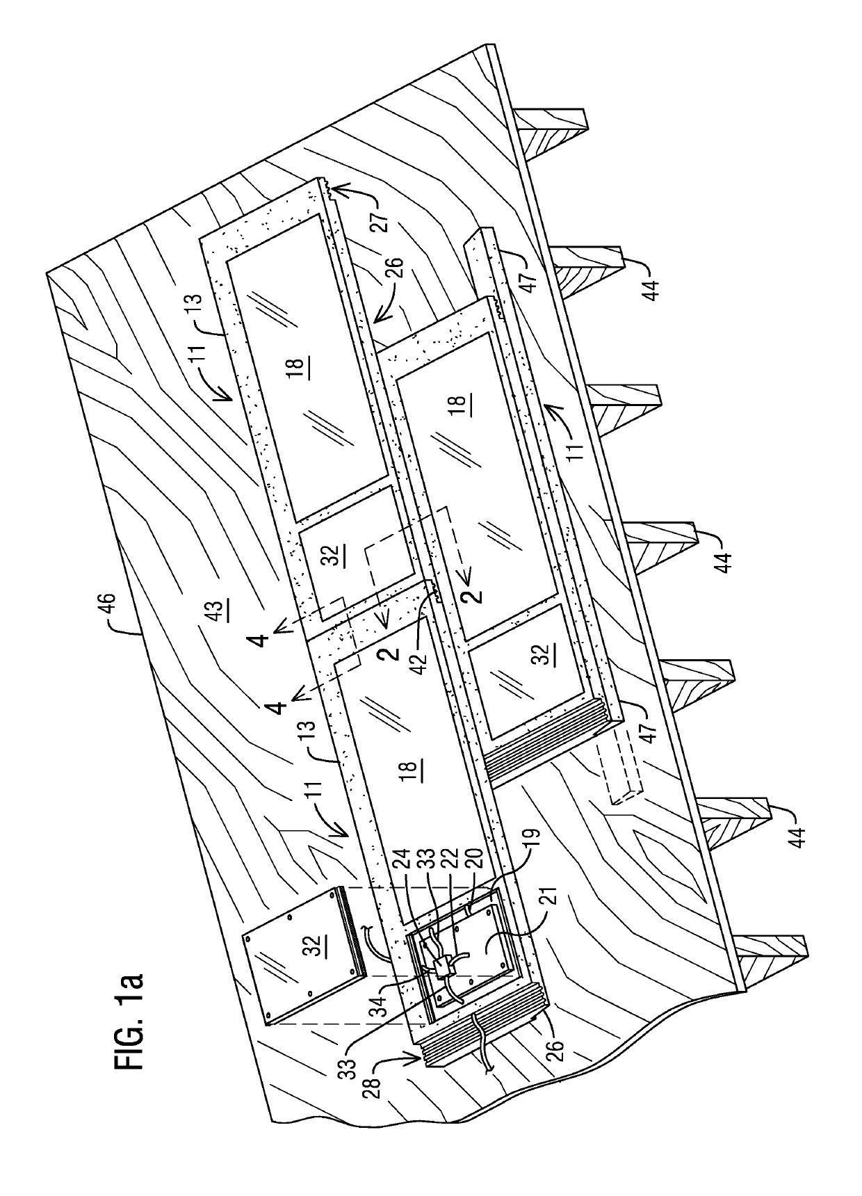 Roof Integrated Solar Power System With Top Mounted Electrical Components And Cables