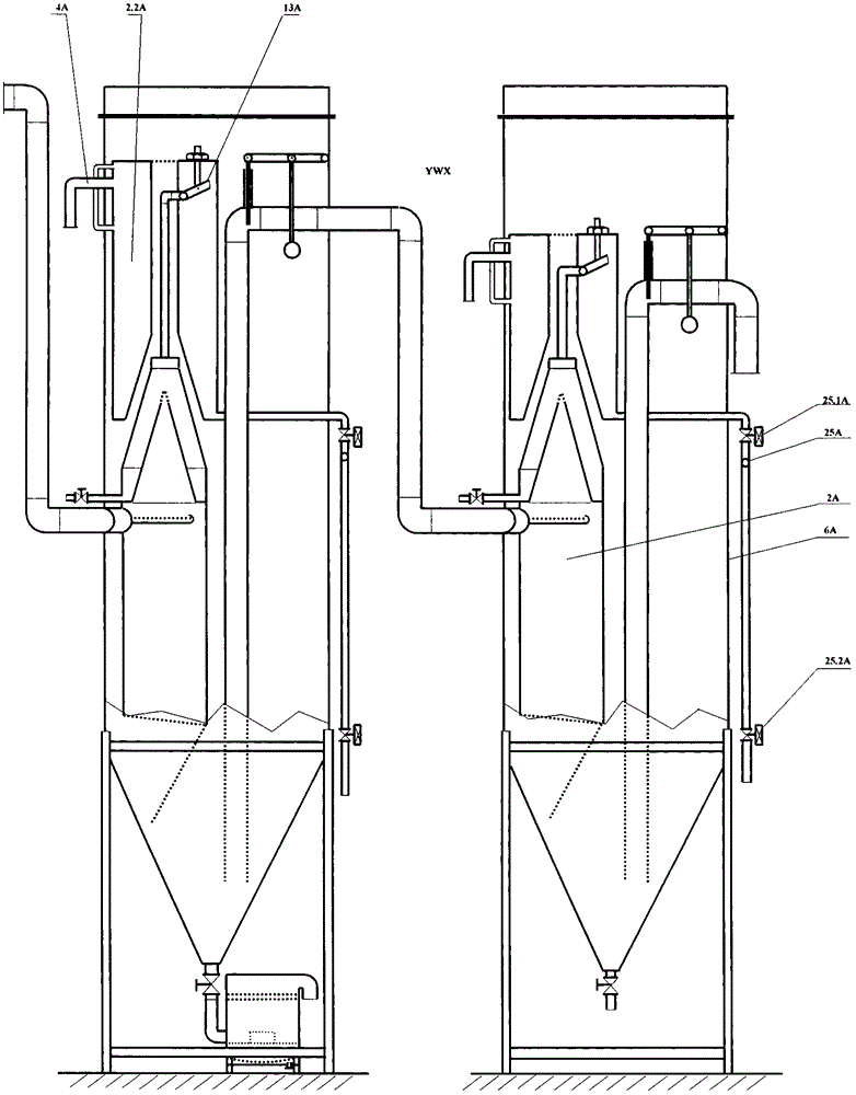 Oil and water separation method and oil and water separator