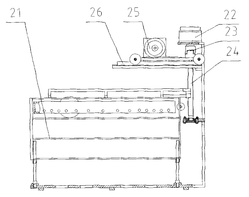 Batch feeding and discharging system and method for continuous production type vacuum atmosphere furnace