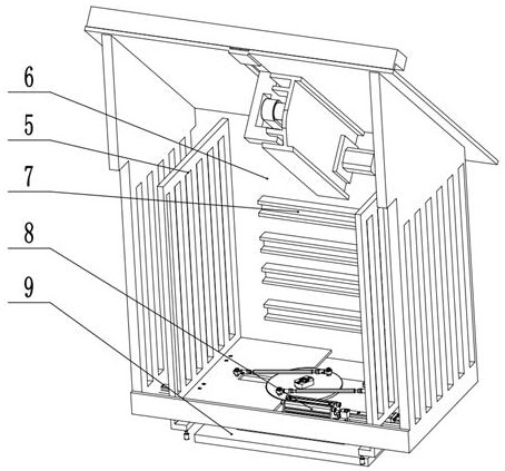 Anti-snow-accumulation power distribution cabinet