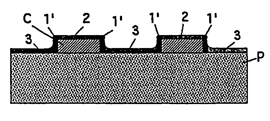 Method for controlled ink-jet spreading of polymers for the insulation and/or protection of printed circuits