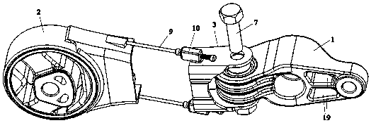 Novel damping suspension composite member