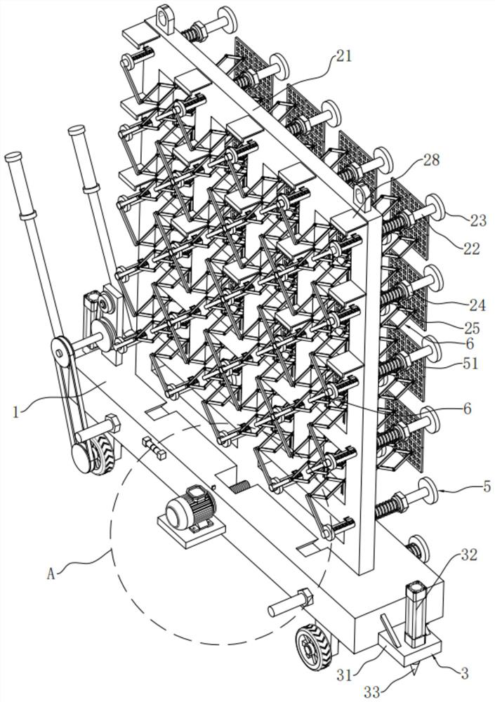 Real-time surveying and mapping device and method based on foundation pit deformation monitoring