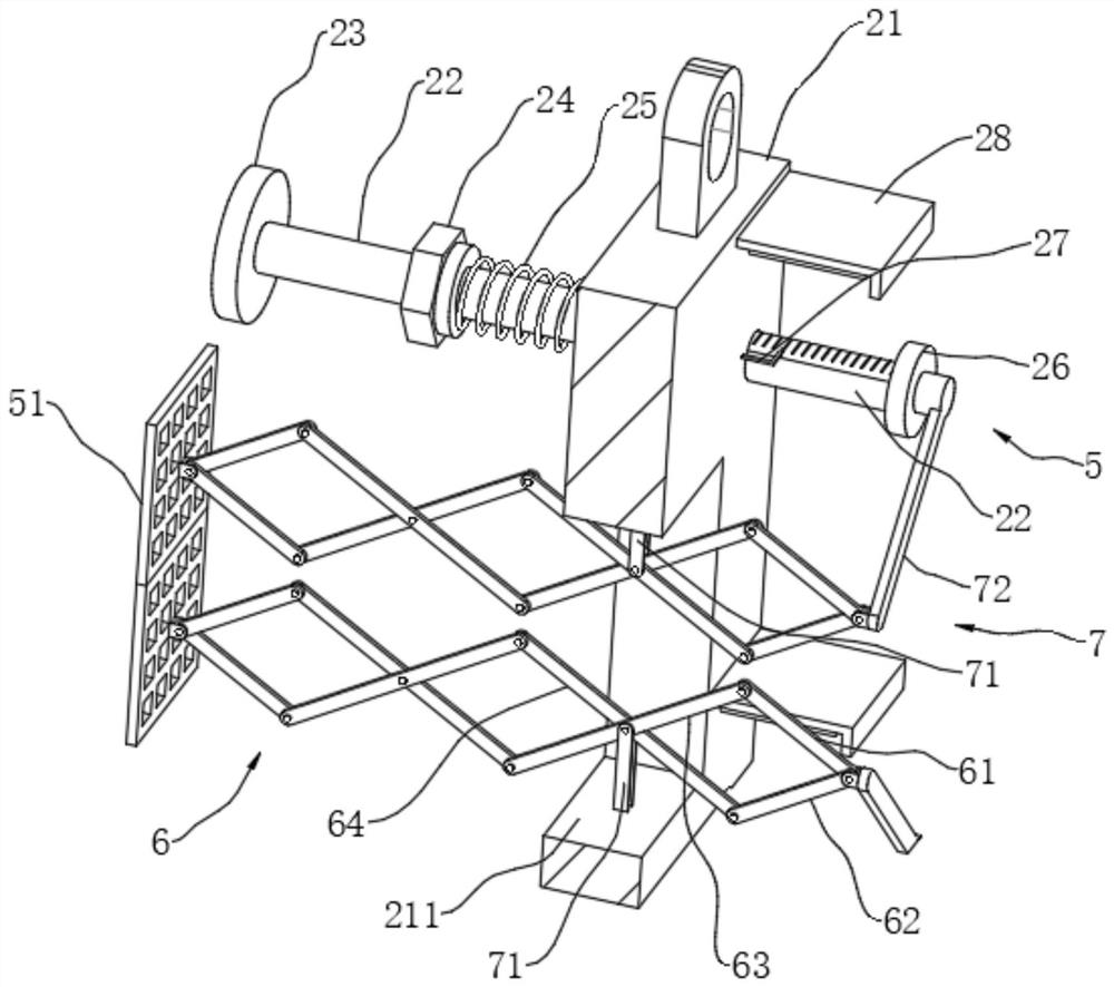 Real-time surveying and mapping device and method based on foundation pit deformation monitoring