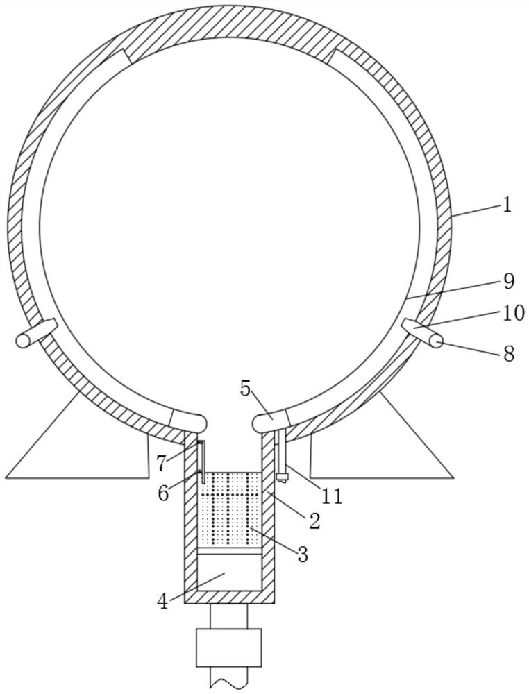 Fluidized bed assembly of bulk cement tanker