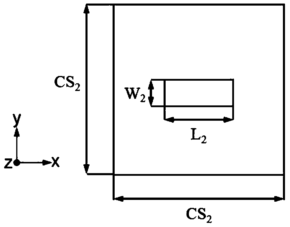 Color printing device based on metal nano brick array and printing method