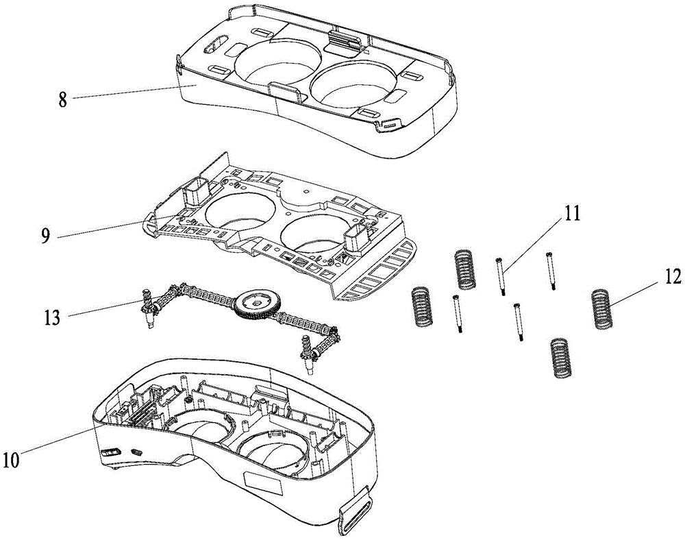 Focal length adjusting apparatus for VR device, and VR device