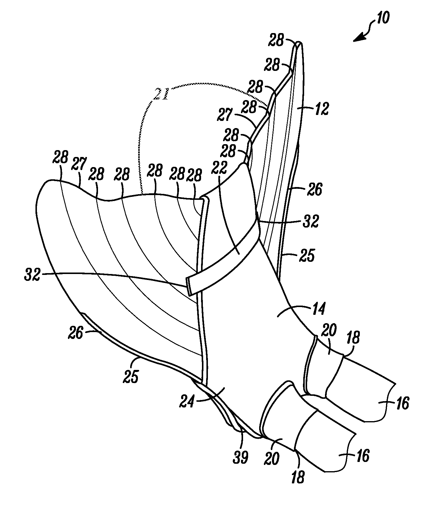 Monofin swimming apparatus