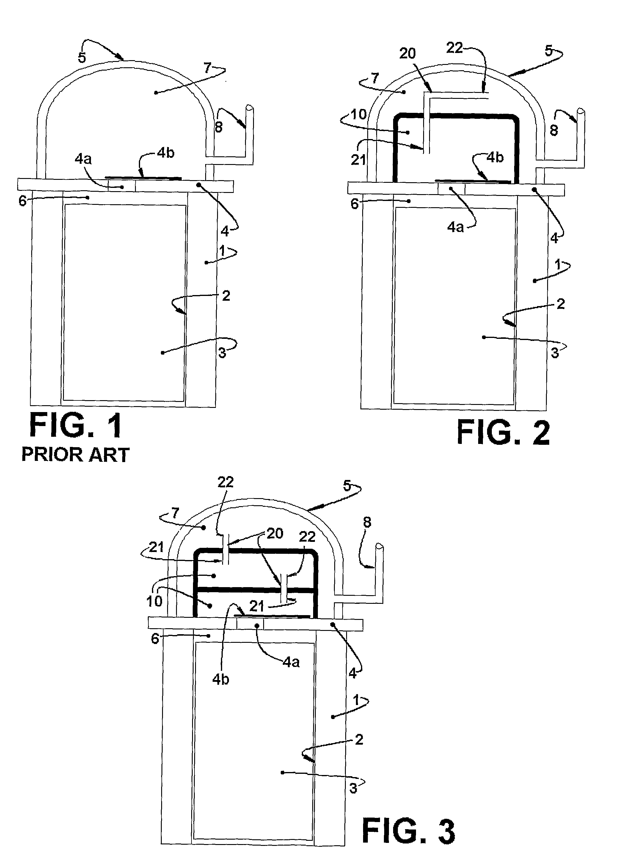 System for attenuating pulsation in the gas discharge of a refrigeration compressor