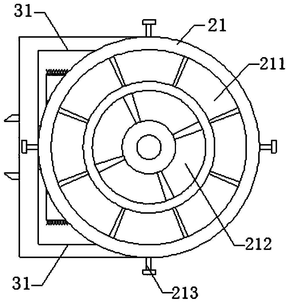 Integrated device for paintbrush containing, color mixing and cleaning