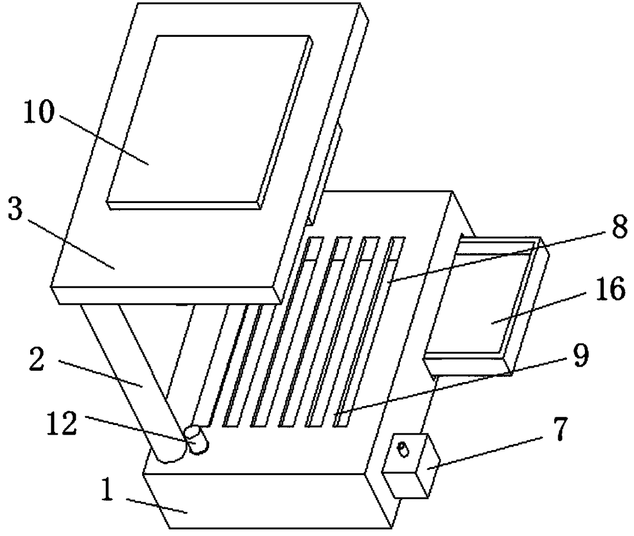 Wound detecting and medicine-applying nursing device