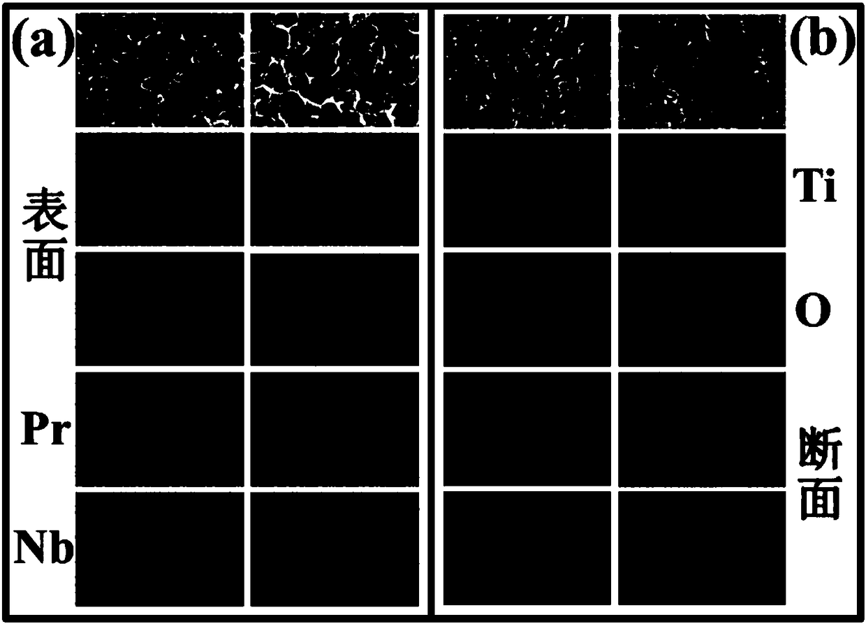 Preparation method of ion-modified titanium dioxide ceramic material with high dielectric constant and low dielectric loss