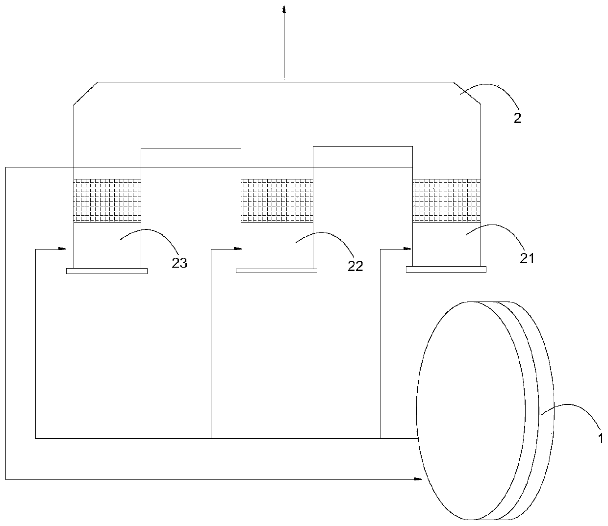 Process method for improving zeolite runner concentration ratio