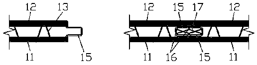 Connection joint structure of prefabricated sandwich side wall and prefabricated laminated bottom plate and construction method of connection joint structure of prefabricated sandwich side wall and prefabricated laminated bottom plate