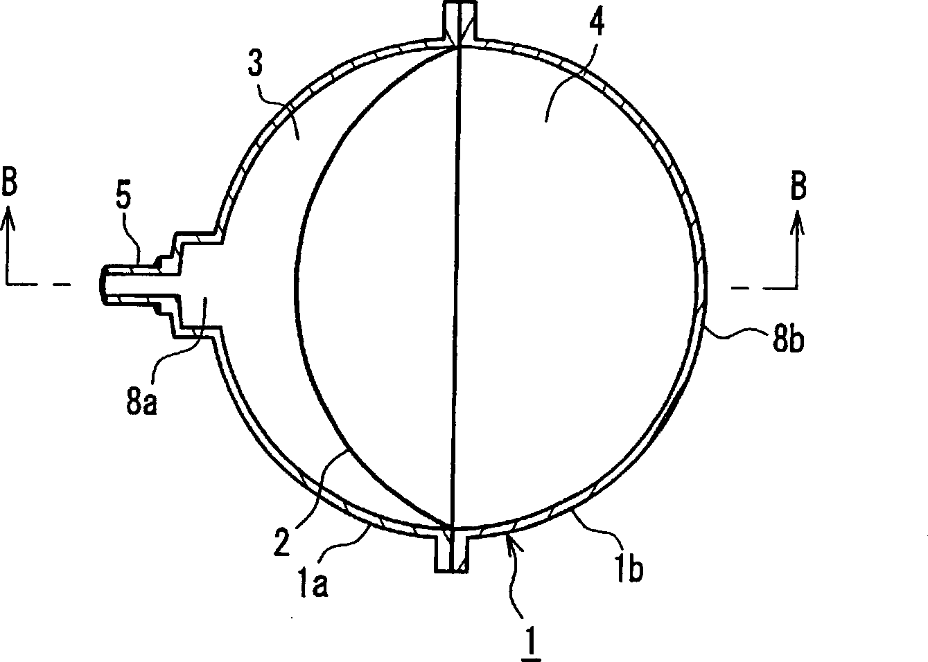 Extracorporeal blood circulating device, closed blood storing tank and extracorporeal blood circulating method