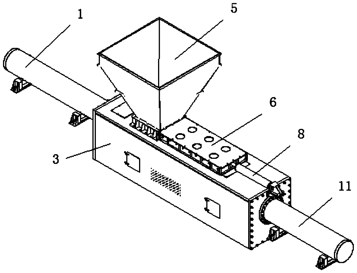 Garbage compression dehydrator