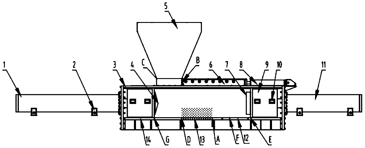 Garbage compression dehydrator