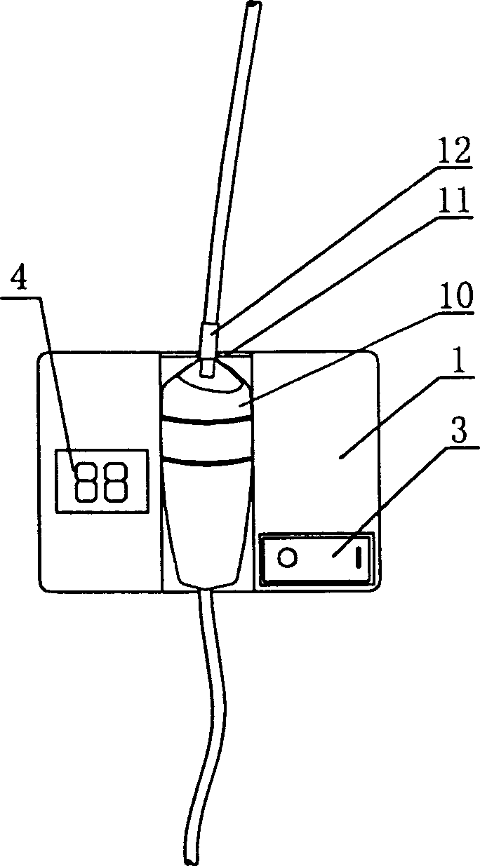 Device for counting number of drops for intravenous instillation