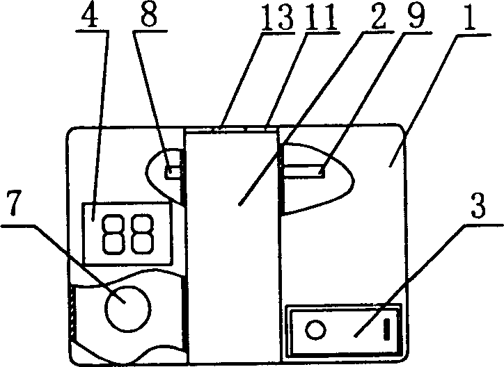 Device for counting number of drops for intravenous instillation