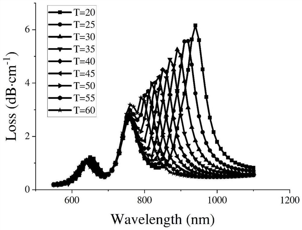 D-type photonic crystal fiber surface plasma resonance multi-parameter sensor