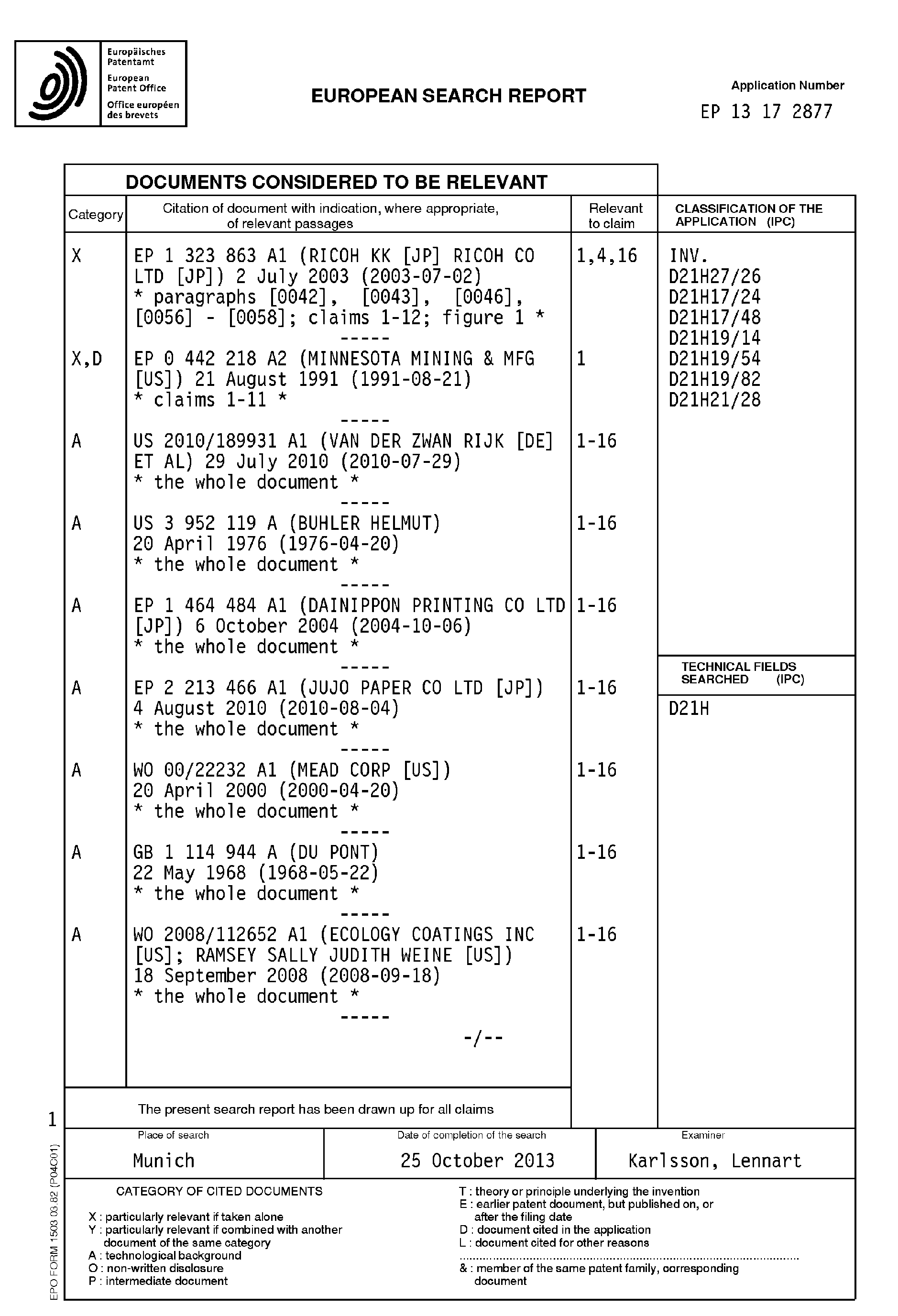 EP2816154A1 patent drawing